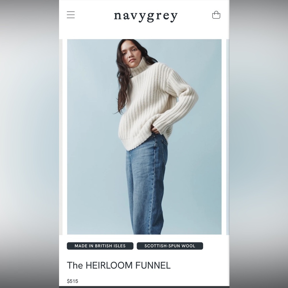 Navygrey heirloom funnel.